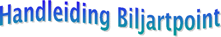 Handleiding Biljartpoint